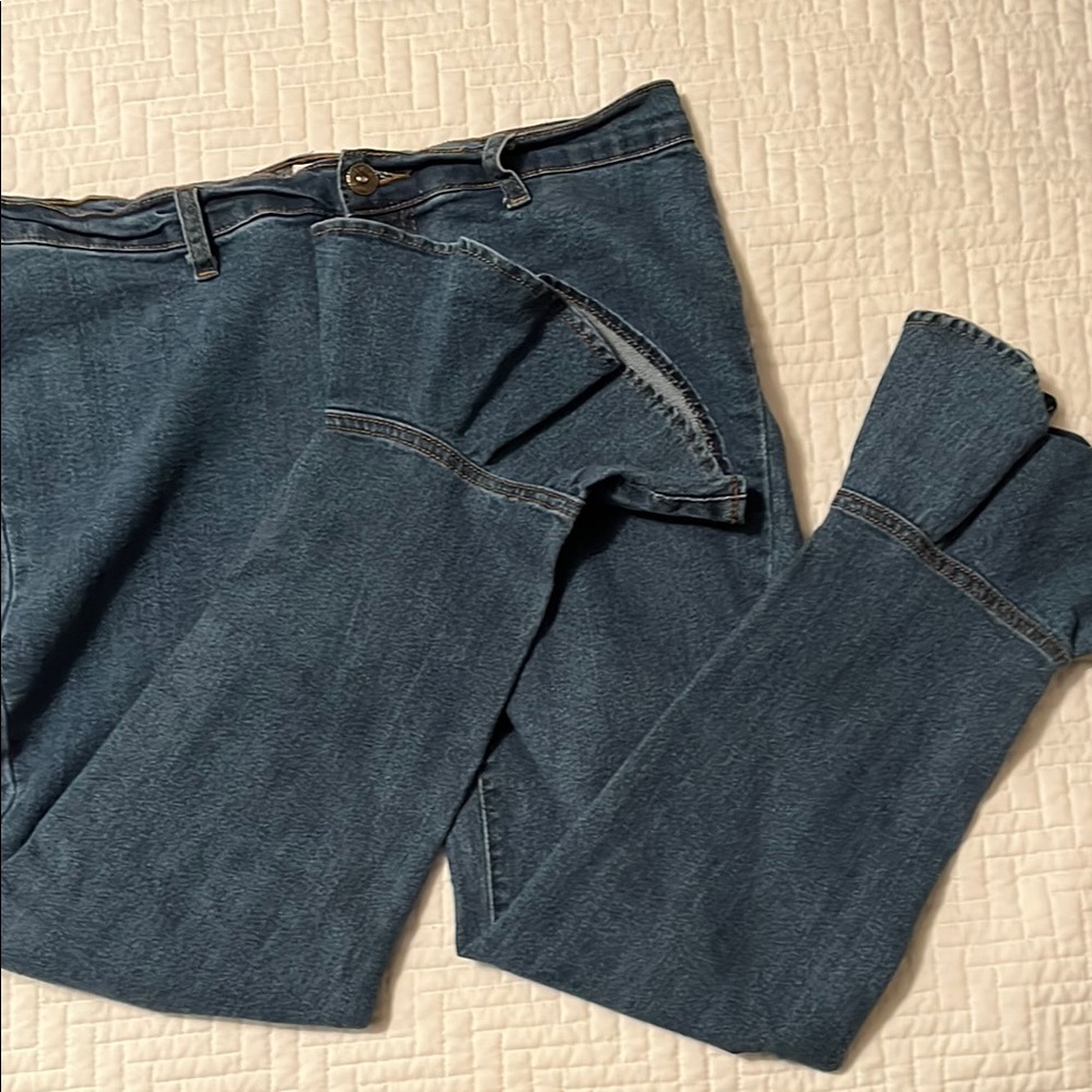 VENUS Blue Flare Wide Leg Jeans, Size 10